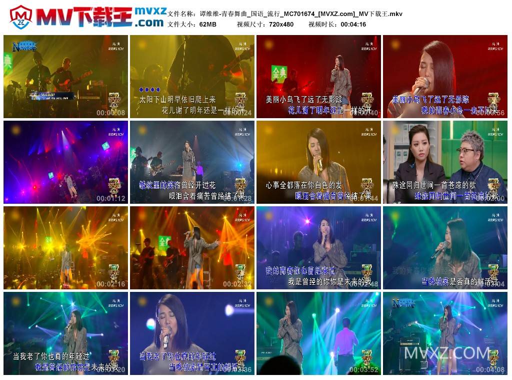 谭维维-青春舞曲_国语_流行_MC701674